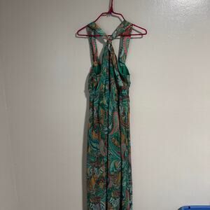 Maurices vintage y2k mermaid maxi teal sleeveless sundress! women's medium
